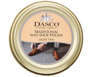 Dasco Wax Shoe Polish - Light Tan 50 ml | Traditional Wax Polish for Leather Shoes