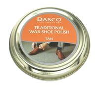 Dasco Wax Shoe Polish - Tan 50 ml | Traditional Wax Polish for Leather Shoes