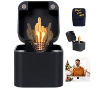 DASDSA Middle Finger in A Box, Funny Christmas Gag Gifts for Adults, Quirky Joke Prank Gifts for Men