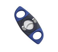DASEB Cigar Cutter Stainless Steel Large Caliber - Manual Double Ring Guillotine Trimmer, Portable Pocket Travel Accessory Tool(C)