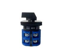 DASEB LW26-63 Rotary Cam Switch 63A 2 Poles Levels 8 Screws Terminals Multi Position Universal Changeover Selector YMW26-63/2(012)