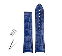 DASEB Rubber Watch Bracelet For Omega 300 SEAMASTER 600 PLANET OCEAN Folding Buckle Silicone Strap Watch Accessories Watch Band(Blue,22mm)