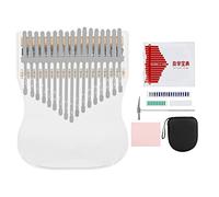 Dasertoe 17-Tone Crystal Transparent Thumb Piano Finger Piano Acrylic Kalimba Finger Piano Beginner'S Musical Instrument