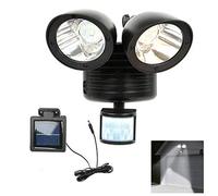 Dasertoe 22 LED Dual Security Detector Solar Spot Light Motion Sensor Outdoor Floodlight