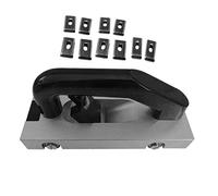 Dasertoe U-Type Blade Wheeled Vinyl Groover Floor Grooving Slotting Pull Hand Flooring Tool Slotter PVC Vinyl Welding Plastic Welding Kit