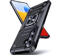 DASFOND Designed for Galaxy S26 Plus Case with Stand, 360° Rotatable Metal Ring Kickstand Military Grade Impact Resistant Shockproof Protective Phone Case Cover for Samsung Galaxy S26 Plus, Black