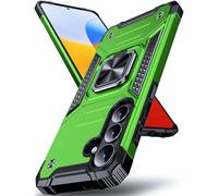 DASFOND Designed for Galaxy S26 Plus Case with Stand, 360°Rotatable Metal Ring Kickstand Military Grade Impact Resistant Shockproof Protective Phone Case Cover for Samsung Galaxy S26 Plus, Grass Green