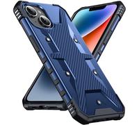DASFOND Designed for iPhone 14/iPhone 13 Case - [Military Grade Shockproof] Rugged Protective Case, Non-slip Anti-scratch with Airbag Bumper Phone Case for Phone 14/13 Cover, Blue