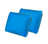 DASFOND Imaginarium Memory Foam Fun Pillow with Cool-to-The-Touch Cover 2-Pack (Cosmic Blue)