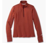 Dash 1/2 Zip Brown Running Top Brooks Brown XS