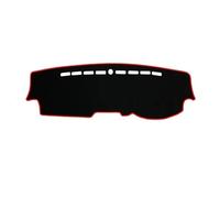 Dash Board Carpet For MG HS For EHS For PHEV 2018-2023 Anti-Slip Mat Dashboard Cover Pad Sunshade Dashmat Carpet Car Accessorie Dashboard Cover Mat(Right Hand Red Edge)