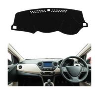 Dash Board Cover Mat Carpet For Hyundai For Grand I10 2013 2014 2015 2016 2017 Right Left Hand Drive Dashboard Covers Mat Shade Cushion Pad Carpets Dash Mat(Black Edge,Right Hand Drive)