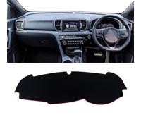 Dash Board Cover Mat For Kia For Sportage 4 2016 2017 2018 2019 2020 2021 Car Dashboard Avoid Light Pad Instrument Platform Desk Cover Case Dashboard Cover(A Red Side RHD)