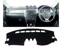Dash Board Cover Mat For Suzuki For Vitara LY 2015 2016 2017 2018 2019 2020 2021 2022 Car Dashboard Cover Avoid Light Pad Sun Shade Mat Anti-UV Dashboard Cover(A Red Side RHD)