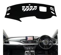 Dash Board Sunshade Carpet For A7 2010 2011 2012 2013 2014 2015 2016 2017 Car Inner Dashboard Cover Auto Dash Mat Carpet Cape Sun Shade Dashmat Pad(Black RHD with HUD)
