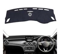Dash Board Sunshade Carpet For Benz CLA C117 2013 2014 2015 2016 2017 2018 2019 CLA180 200 220 250 AMG CLA200 Car Dashboard Mat Dash Pad Dashmat Sunshade Protective Carpet(RHD BLACK)