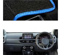 Dash Board Sunshade Carpet For KIA Picanto Morning 2018 2019 2020 LHD RHD 2 Layers Sunshade Auto Cape Car Auto Inner Dashboard Cover Dash Mat Carpet Rug(RHD Blue)