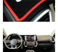 Dash Board Sunshade Carpet For Kia Sonet 2022 2023 2024 2025 Avoid Light Pad Accessories Anti-UV Case Carpet Car Dashboard Cover DashMat(Left-Red)