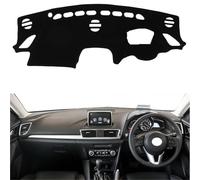 Dash Board Sunshade Carpet For Mazda 3 For Axela BM BN 2013 2014 2015 2016 2017 2018 With HUD Anti-sun Shade Auto Inner Protector Rug Car Dashboard Cover Dash Mat Carpet Cape(Blue RHD)