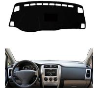 Dash Board Sunshade Carpet For Suzuki For Liana 2005 2006 2007 2008-2013 Anti-Slip Car Inner Dashboard Cover DashMat Rug Carpet Cushion Sun Shade Pad Protector(RHD Black With Clock)