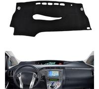 Dash Board Sunshade Carpet For Toyota For Prius XW30 2010 2011 2012 2013 2014 2015 Dash Pad Auto Dash Mat Carpet ANti-UV NON-Slip Car Dashboard Cover(Black)