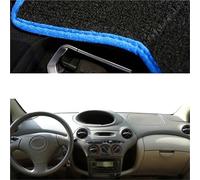 Dash Board Sunshade Carpet For Toyota Vitz For Yaris Platz 1999 2000-2005 LHD RHD Dashmat Carpet Cape Sun Shade Pad Rug Anti-UV Car Auto Inner Dashboard Cover(Blue LHD)