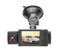 Dash Cam, 3 Channel Dash Cam, 1080P Dash Cam Front Inside Rear, Dash Camera for Cars with 2in Screen, G Sensor, 24H Parking, Night Vision, 170°Wide Angle, Loop Recording