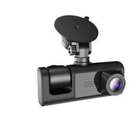 Dash Cam, 3-lens Dashcam, High-definition 1080P, Simultaneous Recording From The Front, Inside, And Rear Of The Car, Wi-Fi