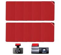 Dash Cam Adhesive Pad, 10Pcs Sticky Adhesive Pads Compatible with Nextbase Dash Cam, Double Sided Mount Sticky Pads Compatible with Series 2-122, 222, for Outdoor Household Mounting