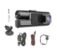 Dash Cam - Car On-Dash Mounted Camera, 1080P Video Recorder System, 3 Channel Smart Auto Monitor, Vehicle Driving & Parking, Trip Ride Video Recording, Dashs Camera for Driver