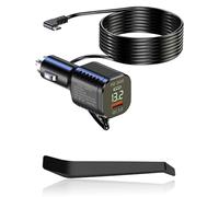 Dash Cam Charger USB Type C Car Power Charging Cable Cord Dashcam Hardwire Kit 12-24V to 5V/3A PD 36W QC3.0 Fast Charging for Dash Cam Charger Replacement, GPS Navigation, DVR, Radar, Phone, Camera