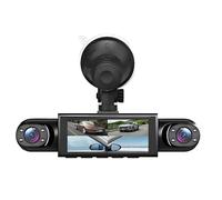 Dash Cam for Car,4 Channel Battery Powered Dash Cam - 1080P Monitor with 32G Card Rear Reversing Image for Left Right Front Blind Spot Night Driving Security
