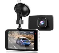 Dash Cam Front, 1080P FHD 170° Wide Angle, 4" LCD Screen with Night Vision, G-Sensor, 24/7 Parking Monitor & Loop Recording, Supports 64GB SD Card for Reliable Accident Evidence