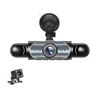 Dash Cam Front and Rear Camera System,360° 4 Channel Dash Cam 1080p Vision,Loop Dashcam Car System,Night Full