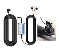 Dash Cam Hardwire Kit, 3.2 Meter USB Type C Hard Wire Kit for Dash Cam with Mini Fuse, 12V-24V to 5V/3A Converter for Dashcam GPS Power Supply Low Voltage Protection for 24H Parking Surveillance