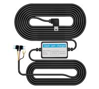 Dash Cam Hardwire Kit Mini USB, 12V-24V 5V/2.5A with Low Voltage Protection, 3.2M Hidden Wiring for 24H Parking Monitor, Dashboard Camera Car Charger Cable Mini Fuse Kit for Car Truck SUV Bus