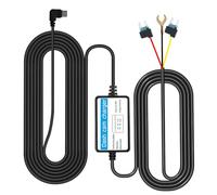 Dash Cam Hardwire Kit USB Type C Hard Wire Kit, Mini-Fuse, 3.5m USB C Port Wiring with Low Voltage Protection, Converts 12V-24V to 5V/3A Car Camera Charge Power Cord Kit for Dashcam GPS Power Supply