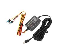 Dash Cam Hardwire Kit, Wide Compatible Stable Power Safety Protection 12-30V to 5V Car Power Cord for Drivers, Fleet Managers, Daily Commuting Commercial Vehicles