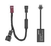 Dash Cam Power Adapter for BMW with 3-Pin Rain Sensor - Hidden Cable Kit for GPS Radar Mirror Camera, Plug & Play Fits All BMW Models with Black 3-Pin Rain Sensor Port