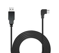 Dash Cam Power Cord, 11.5Ft Micro USB Charging Power Cable for Car Dash Camera Mirror Camera Right Angle Micro USB Cable by YQMAJIM