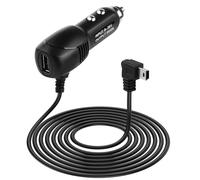 Dash Cam Power Lead, 12V to 5V 3.5M Mini USB Car Charging Cable with 1 USB Ports DC 2A Power Supply Adapter for Dash Cameras GPS Navigation DVR