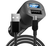 Dash Cam Power Lead, 12V to 5V Mini USB Charging Cable In Car Charger Adapter With USB 3m Wire Long DC 2.4A Power Supply Cable Cord For Dash Cam GPS Navigation DVR