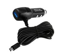 Dash Cam Power Lead Cable Mini USB Charging Cable Car Charger 12V to 5V with 1 USB Ports 3.5M Wire Long DC 3.5A Power Supply Cord Adapter Extension for Dash Cameras Sat Navs GPS Navigation DVR