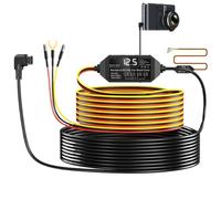 Dash Cam Wire, 3-Lead Dash Cam Charger Cable with Display, Voltage Monitor Type C Hard Wire for Vehicle Safety Systems Electronics Projects Radar Detector