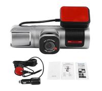 Dash Camera Car Driving Recorder with 1080P HD Front and Inside Video, WiFi Phone Connection for Social Media Sharing, Night Vision, GPS Speed and Location Tracking, and High