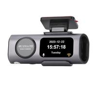 Dash Camera for Cars, 4K Front 1080P Rear Dual Lens Car Camera Front Rear with Wide Angle Night, Sensor, 24H Parking Surveillance Car Driving Recorder for Car