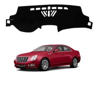 Dash Cover for Cadillac CTS 2008-2013 RHD, Dashboard Mat Pad Sunshade Anti-Slip Carpet Protector for Centre Console Accessories Black