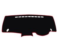 Dash Cover Mat For Fit For Jazz 2009 2010 2011 2012 2013 Anti-skid Sun Visor Cushion Carpet Accessories Car Dashboard Cover Mat Pad(Red Edge RHD)