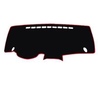 Dash Cover Mat For Fit For Jazz 2009 2010 2011 2012 2013 Anti-skid Sun Visor Cushion Carpet Accessories Car Dashboard Cover Mat Pad(Red Edge LHD)