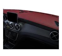 Dash Cover Mat For Seat Ateca FR/Ateca (2021 2022 2023 2024), Suede Custom Sunshade Cushion Non-Slip Dash Pad Car Interior Accessories,C/Red